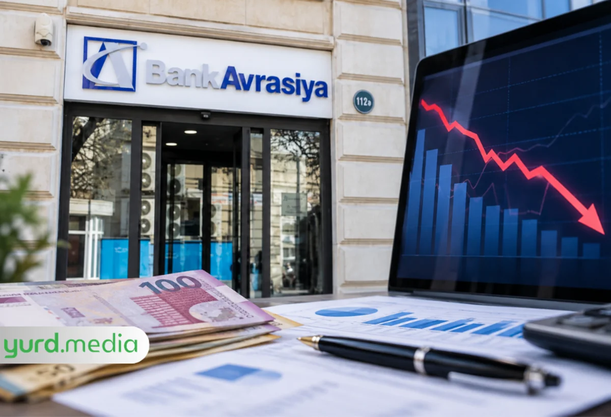 “Bank Avrasiya”nın mənfəəti 30% azalıb