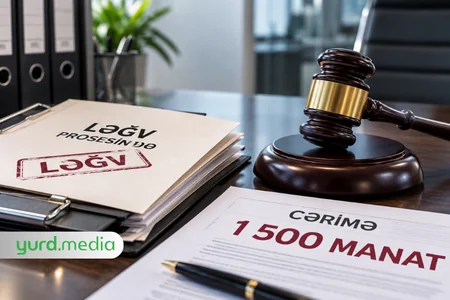 Ləğv prosesində olan şirkət 1500 manat cərimələndi