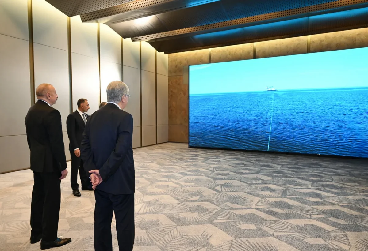 Trans-Xəzər Fiber-Optik Kabel Xəttinin açılışı baş tutdu - FOTO