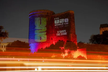 FIFA U-20 dünya çempionatı brendi Bakıda nümayiş olunub