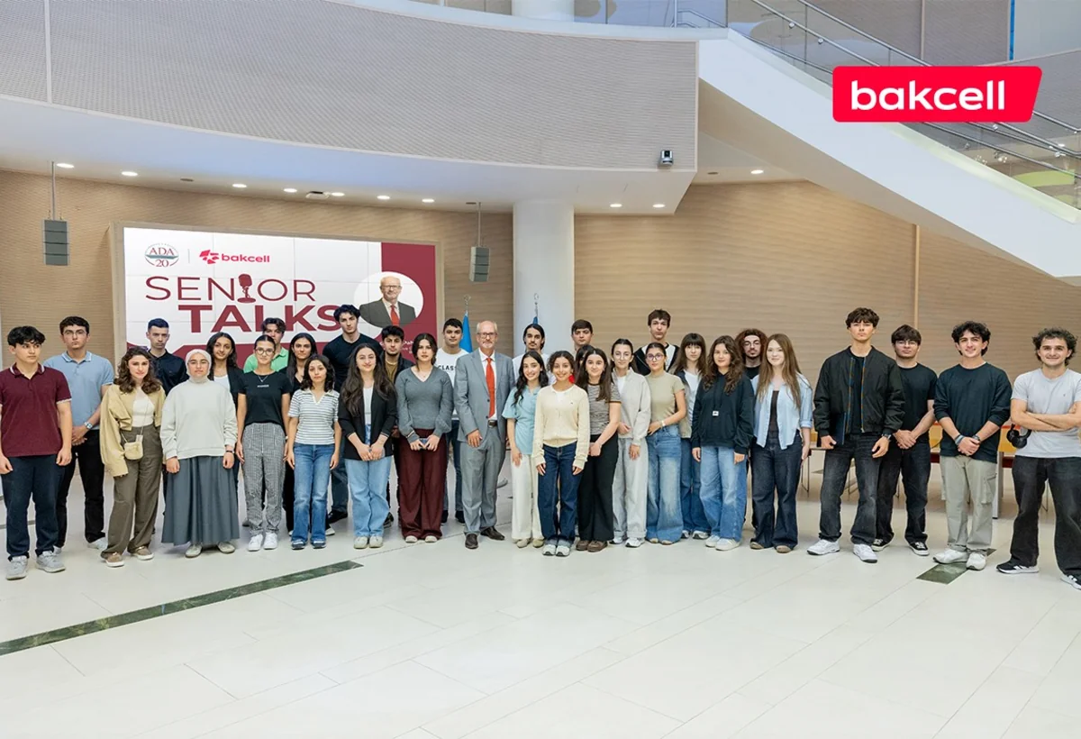 Bakcell-in baş icraçı direktoru ADA Universitetinin tələbələri ilə görüşüb