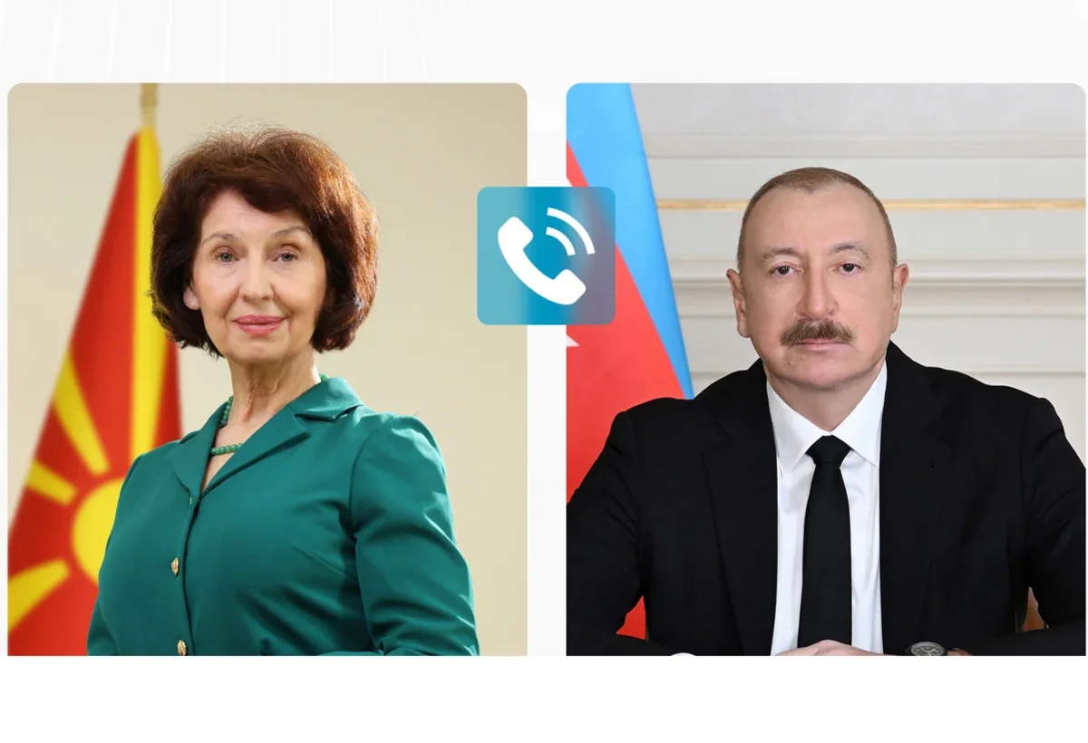 Şimali Makedoniya Prezidenti İlham Əliyevlə enerji məsələlərini müzakirə edib