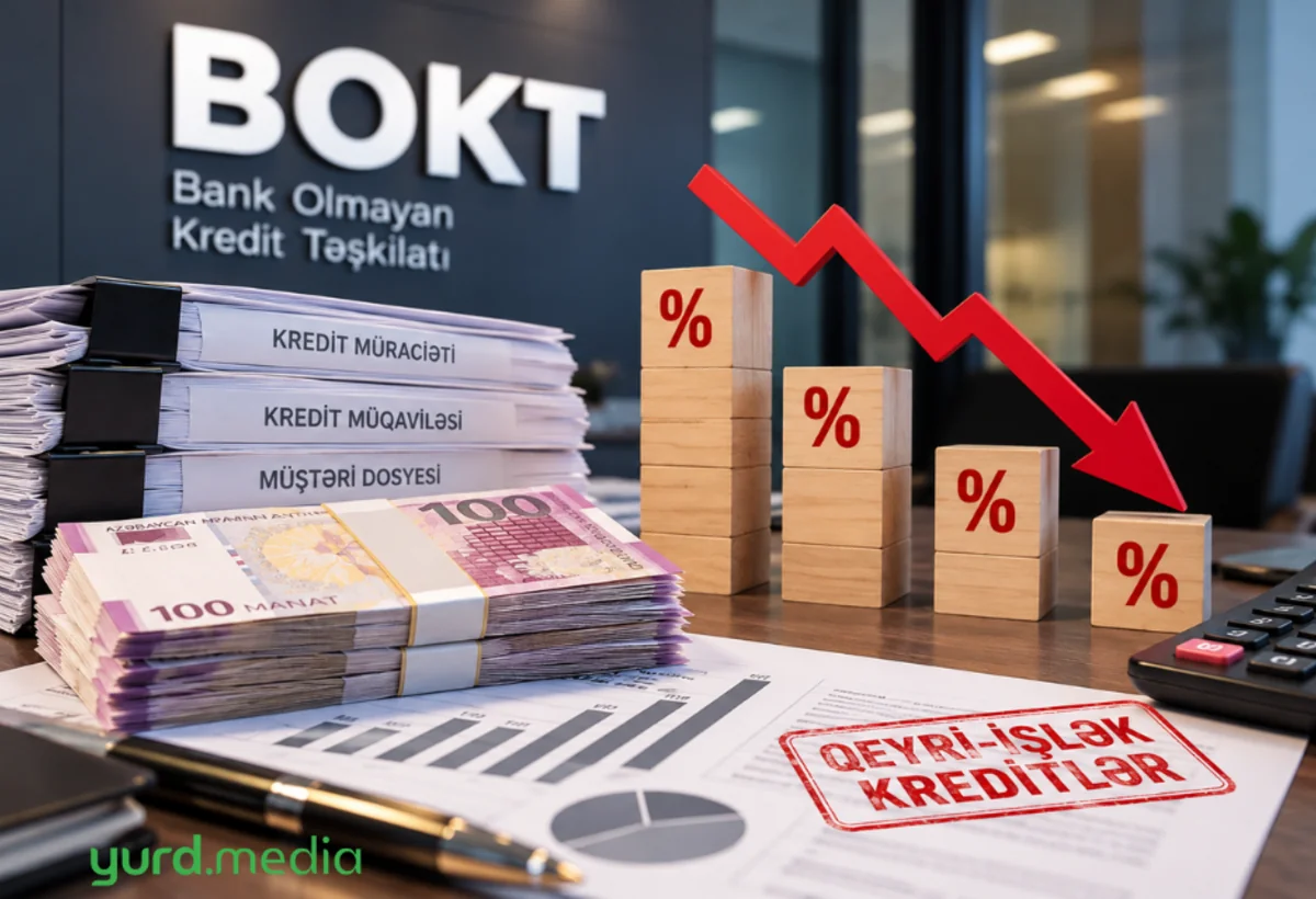 Azərbaycan BOKT-larının kredit qoyuluşunun 12%-i qeyri-işləkdir