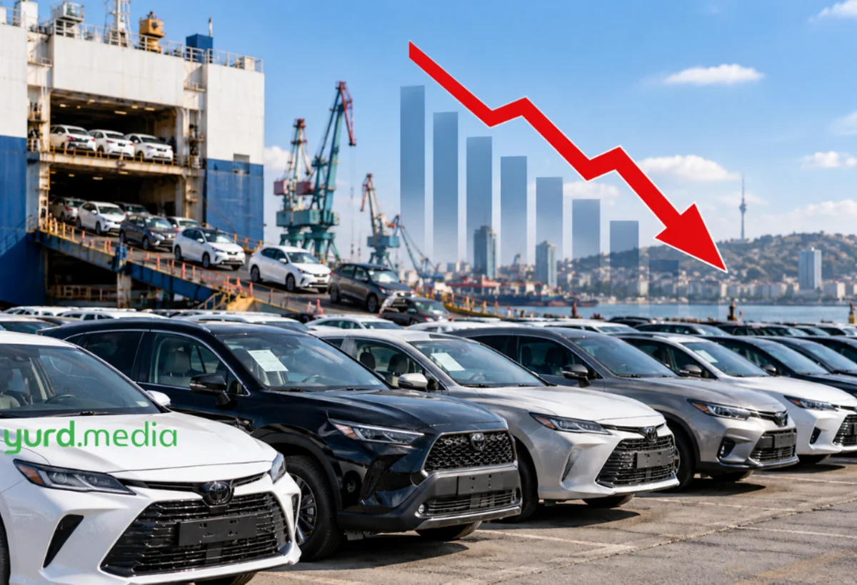 Azərbaycan minik avtomobili idxalını 35% azaldıb