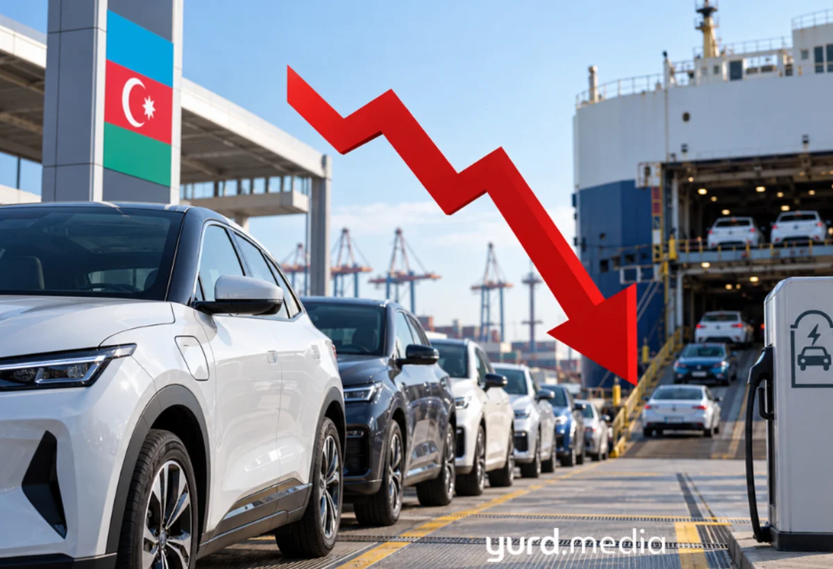 Azərbaycan elektromobil və hibrid avtomobil idxalını yarıdan çox azaltdı