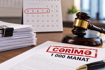 Sənədi 5 gün gecikdirdi - 1000 manat cərimələndi